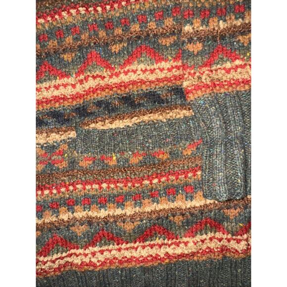 Jones New York Cardigan Sweater Unisex 3X Hand Knit Wool Mohair 28x31 Oversized - Picture 2 of 5